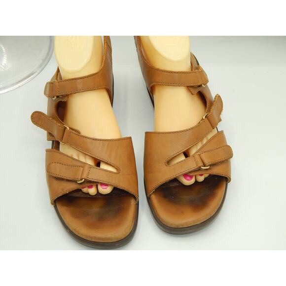 SAS Tabby Sandals Shoes Womens Leather strapy Adjustable Comfort beach 10M - Picture 3 of 6